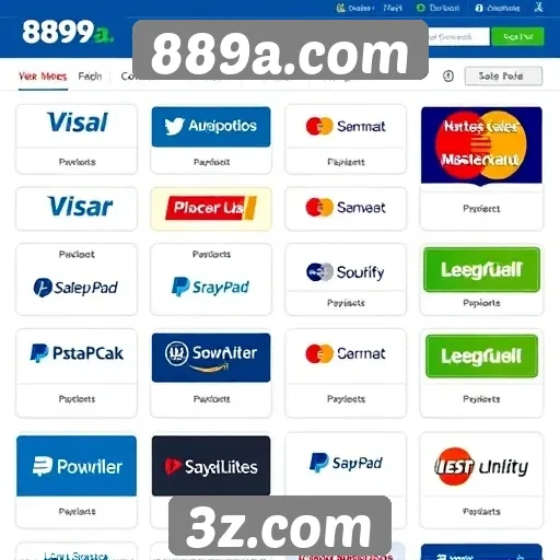 Comparativo de métodos de pagamento no 889a.com